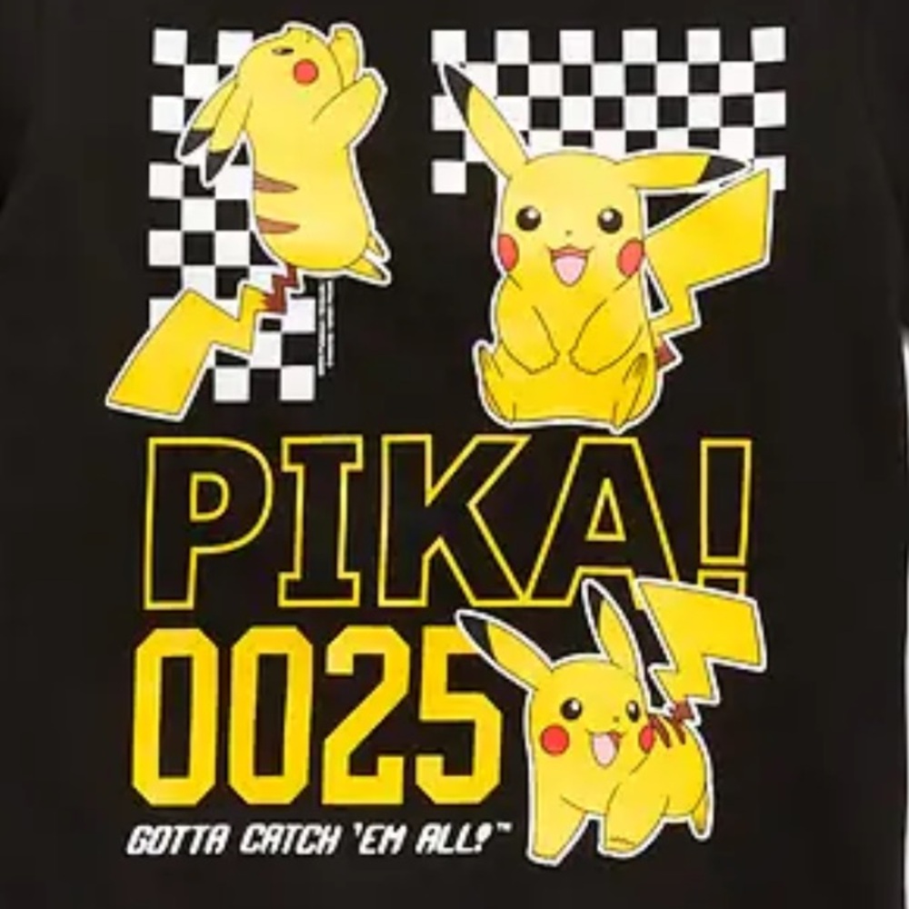 Kids Pikachu "Gotta Catch Em All" Pokemon Graphic T-Shirt - Size XL 14/16 - NWT - Picture 2 of 2